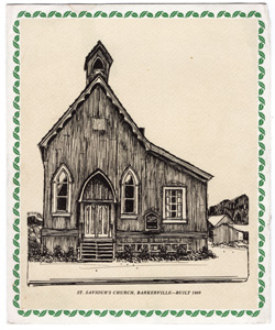 St. Saviour's Church, Barkerville -- Built 1869